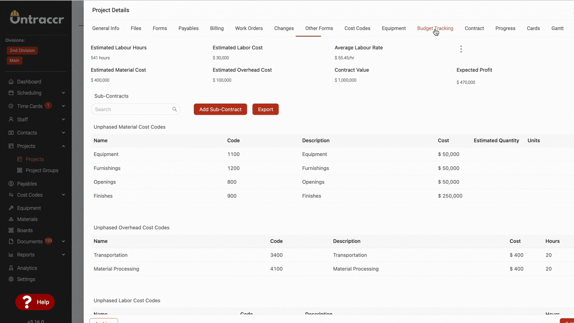 Real-time Budget and Cost Management Real-time Budget and Cost Management